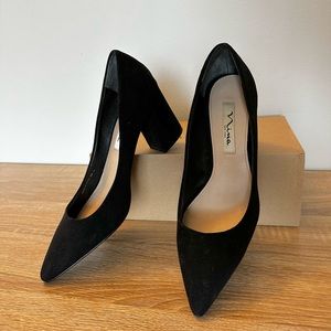 Nina Black Block Heel